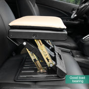 R-3600 Car Adjustable Footrest Ottomans Ergonomic Footstool (Brown)
