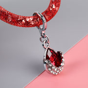 Car Diamond Metal + Plastic Keychain (Red)
