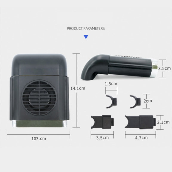 Car Electrical Appliances, 5W Car Fan Cooling Artifact For Car radiating Seat Cushion (White)