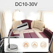 130mm RV 10-30V Multi-functional Reading Light with Touch Switch, Style: Hose