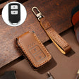 Hallmo Car Cowhide Leather Key Protective Cover Key Case for Honda Civic / Accord 2-button(Brown) - free shipping - PMC TechLife - Order now!