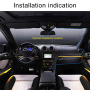 2.4 inch Car 480P Single Recording Shield Driving Recorder DVR Support Parking Monitoring / Loop Recording (Black)