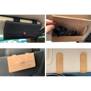 530 Car Glasses Storage Bag Glasses Box (Black)