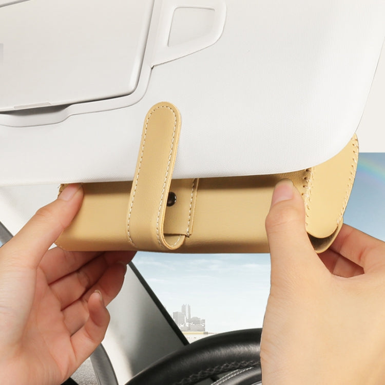 533 Car Glasses Storage Bag Glasses Box (Red)