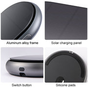 Car Wireless Negative Ion Solar Air Purifier(Grey)