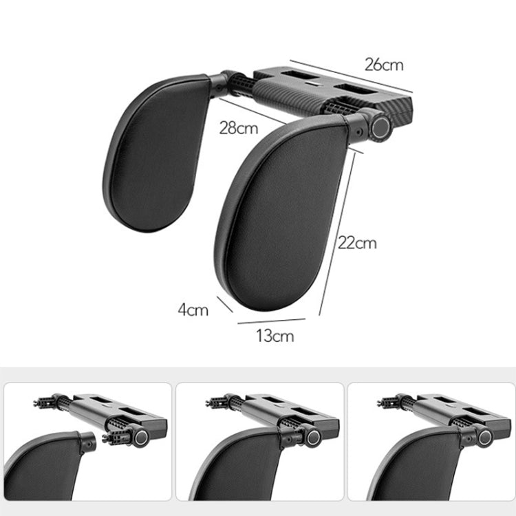 A03 Adjustable Car Auto U-shaped Memory Foam Neck Rest Cushion Seat Pillow (Grey)