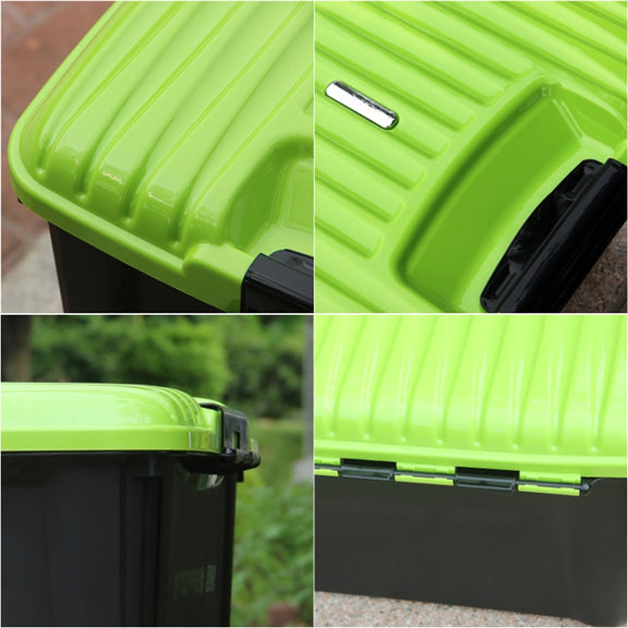 3R-2002 Car / Household Storage Box Sealed Box, Capacity: 40L(Yellow)