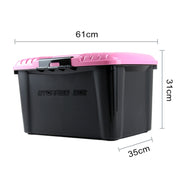 3R-2003 Car / Household Storage Box Sealed Box, Capacity: 50L(Pink)