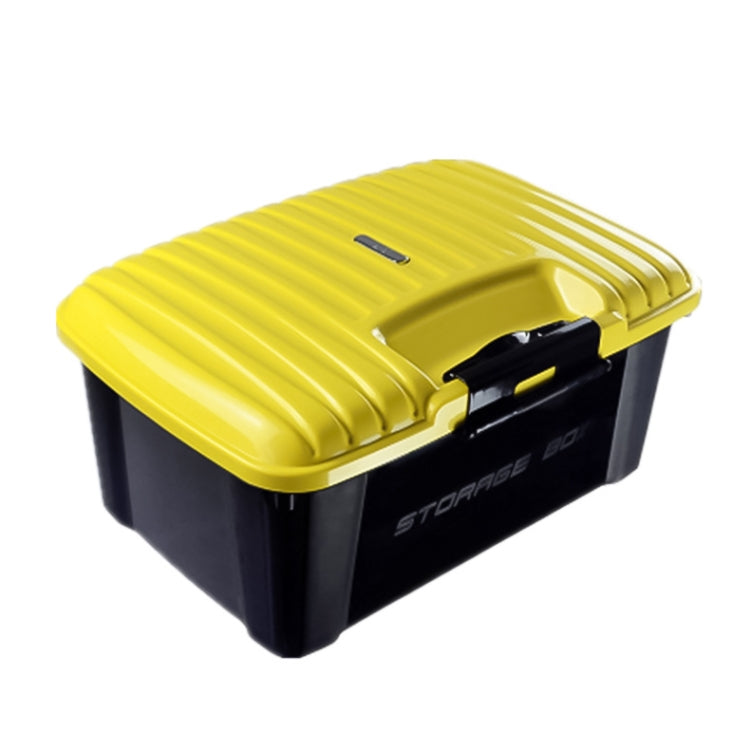 3R-2003 Car / Household Storage Box Sealed Box, Capacity: 50L(Yellow)