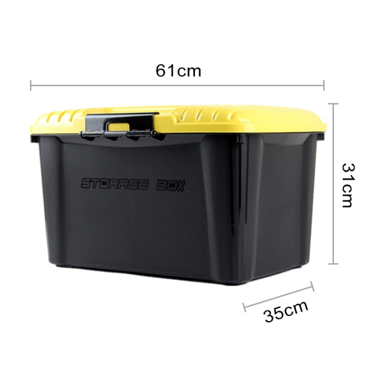 3R-2003 Car / Household Storage Box Sealed Box, Capacity: 50L(Yellow)