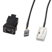 Car AUX Interface + Cable Wiring Harness for Mercedes-Benz Comand APS NTG CD20 30 50