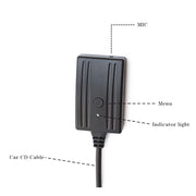 Car Six-disc CD Player AUX Wireless Bluetooth Audio Cable + MIC for Audi  A4B7 TTs TT A8 R8 A3