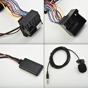Car AUX Bluetooth Audio Cable + MIC for BMW E60