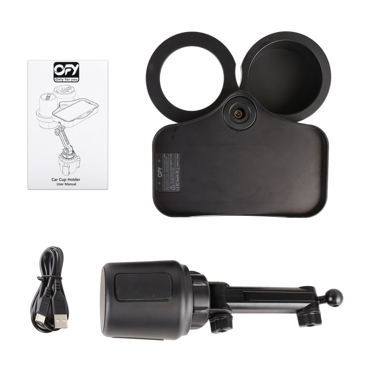 Car Multi-function Water Cup Holder with Wireless Charging Function