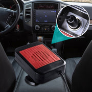 12V Car Hollow Heater Multifunctional Front Windshield Defroster and Demister(Orange)