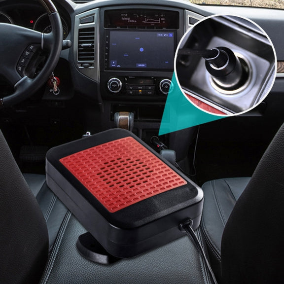12V Car Hollow Heater Multifunctional Front Windshield Defroster and Demister(Orange)