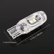 10 PCS T10 DC12V / 1W Car Clearance Light 5LEDs SMD-3030 Lamp Beads (Ice Blue Light)