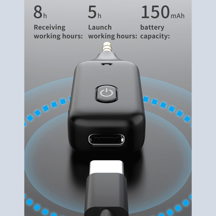 A60 3 in 1 Car Bluetooth Receiver Transmitter 3.5AUX Hands-free Call