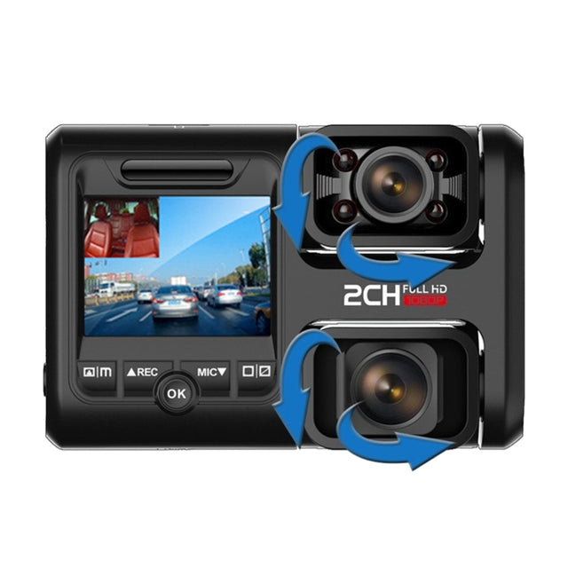 Z30 WiFi Dual-lens HD 2160P Non-light Night Vision 360-degree Panoramic Driving Recorder, Standard Version