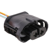 1 Pair Car H11 Bulb Holder Base Female Socket with Cable for BMW