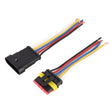 Car 5Pin Waterproof Lamp Holder - Wires by PMC TechLife | Online Shopping South Africa | PMC TechLife | Buy Now Pay Later Mobicred