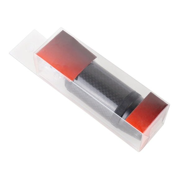 Universal Car Carbon Fiber Metal Gear Shift Knob (Red)