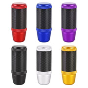 Universal Car Carbon Fiber Metal Gear Shift Knob (Blue)