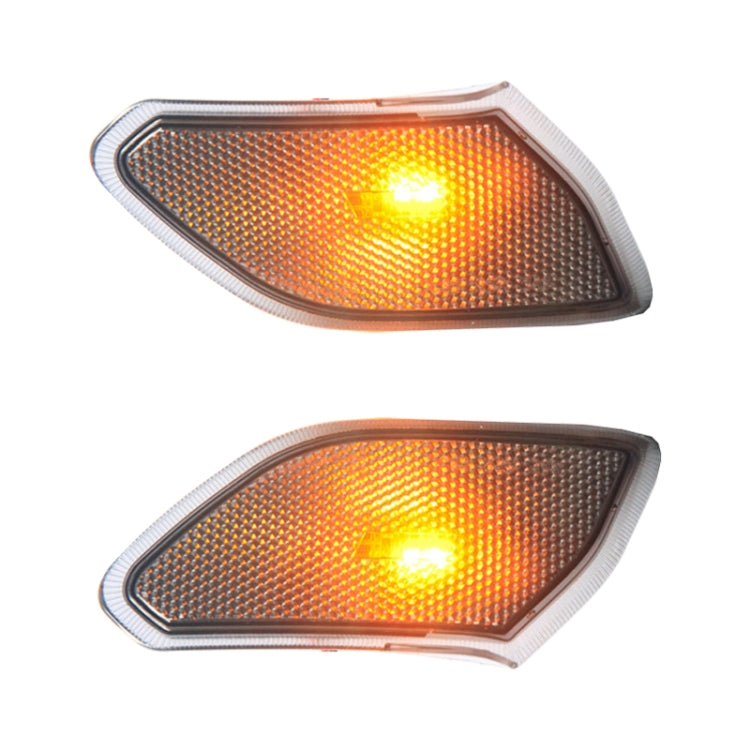 Car Black Wheel Eyebrow Side Light Turn Signal Leaf Plate Lamp for Jeep Wrangler JL 2018-