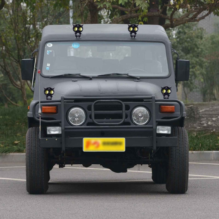 CS-1584A1 External Water-resistant Double Lamp Bead LED Headlight Owl Bracket Type