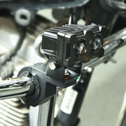 ZH-1583A1 External Water-resistant Double Lamp Bead LED Headlight Square Dragon Button Type
