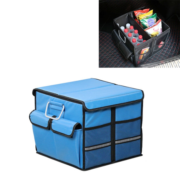 Car Trunk Foldable Storage Box, Capacity: 36L (Blue)