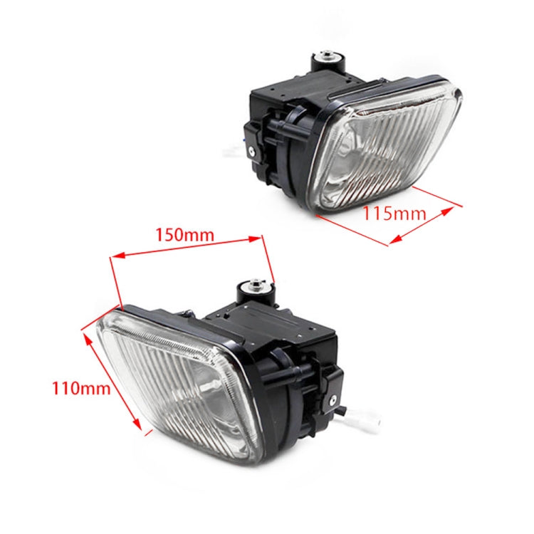 1 Pair Car Modified Front Fog Light for Honda Civic 1996-1998 (White Light)