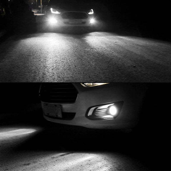 1 Pair Car Modified Front Fog Light for Honda Civic 1996-1998 (White Light)