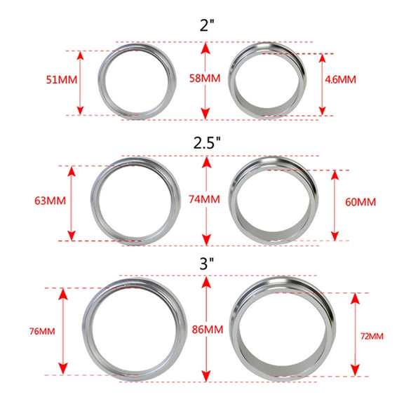 2.5 inch Car Exhaust V-band Clamp with Flange