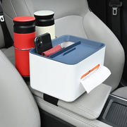 Car Multifunctional Storage Box Water Cup Holder (Blue)