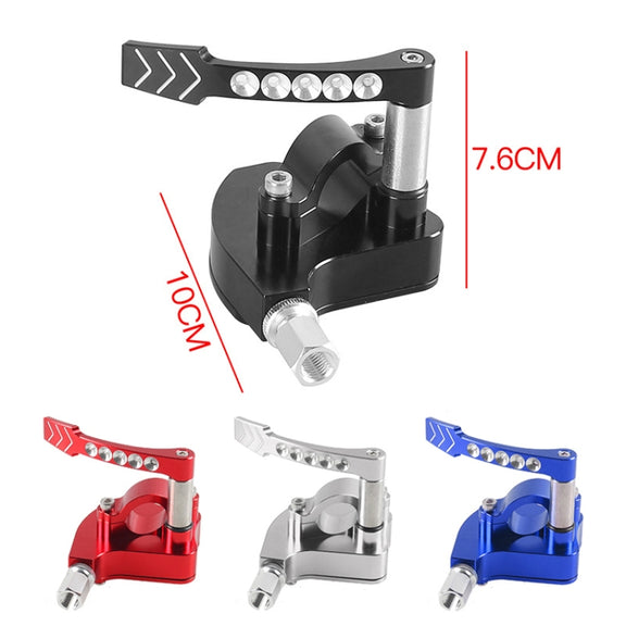 Motorcycles 7/8 Thumb Throttle Assembly Pull (Blue)