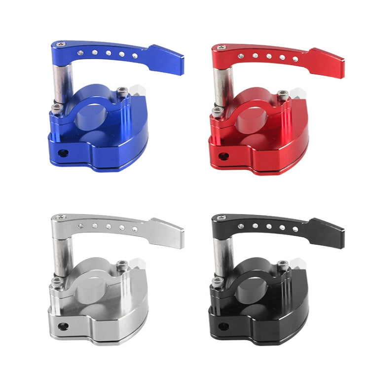 Motorcycles 7/8 Thumb Throttle Assembly Pull (Blue)