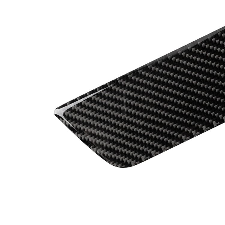 2 PCS Carbon Fiber Car Back Door Threshold Decorative Sticker for Tesla Model 3