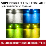 1 Pair 9006 27W / DC12V Car Aluminum Alloy Flashing LED Headlight (White Light)