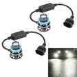 1 Pair H11 27W / DC12V Car Aluminum Alloy Flashing LED Headlight (White Light) - LED Headlamps by PMC TechLife | Online Shopping South Africa | PMC TechLife | Buy Now Pay Later Mobicred