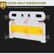 10 PCS ZS-7009 DC24V Water-resistant Car / Truck Side Marker Indicator Lights Bulb Lamp(White Light)