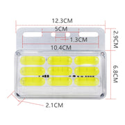 4 PCS ZS-9001 DC24V 9D Water-resistant Car / Truck Side Marker Indicator Lights Bulb Lamp (Blue Light)