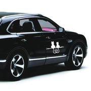 20 PCS Car Body Bumper Cat Vinyl Decal Window Sticker, Size: 17.8x10.8cm (Black)