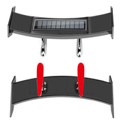 Car Mini Rear Wing with Light Solar Anti-collision Tail Light