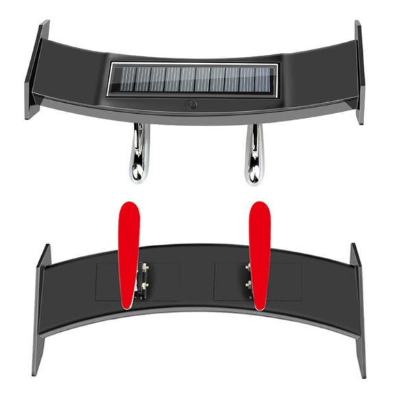 Car Mini Rear Wing with Light Solar Anti-collision Tail Light