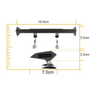Car Mini Rear Wing with Light Solar Anti-collision Tail Light