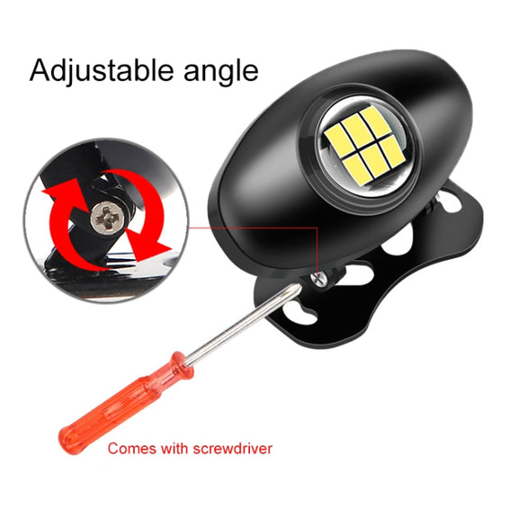 Car Adjustable LED Super Bright Flashing Reversing Light (Silver)