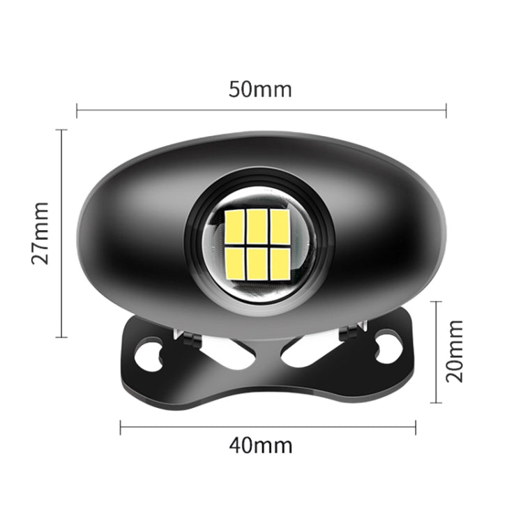 Car Adjustable LED Super Bright Reversing Light (Silver)
