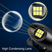 Car Adjustable LED Super Bright Reversing Light (Silver)