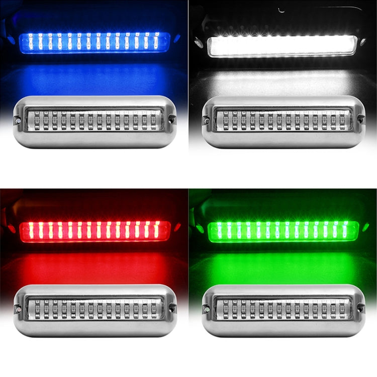 MK-042 Ship / Yacht 10-30V 42LEDs Water-resistant Stainless Steel Underwater Light (Green Light)
